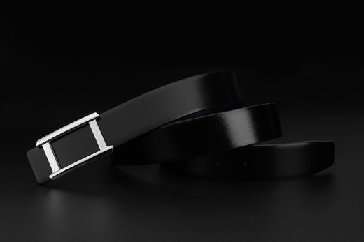 皮尔卡丹皮带男真皮都市休闲不锈钢板扣高级轻奢裤腰带商务三色牛皮裤带 商品图8