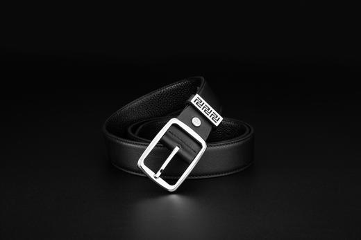 皮尔卡丹皮带男款合金针扣头皮带男真皮腰带男真皮皮带男士送男友送爸爸礼物 商品图3