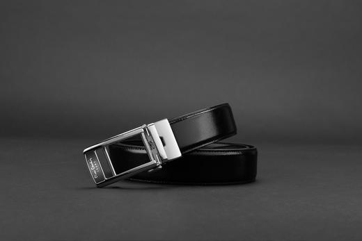 皮尔卡丹正品皮带男真皮腰带男士商务休闲自动扣高档官方正品牛皮裤带 商品图3