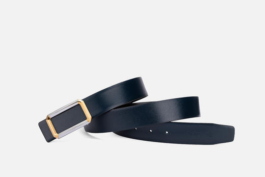 皮尔卡丹皮带男真皮都市休闲不锈钢板扣高级轻奢裤腰带商务牛皮裤带 商品图8