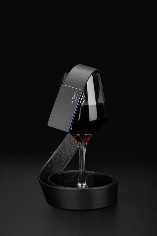 皮尔卡丹皮带男真皮合金自动扣高级轻奢黑蓝色裤腰带商务牛皮裤带 商品图2