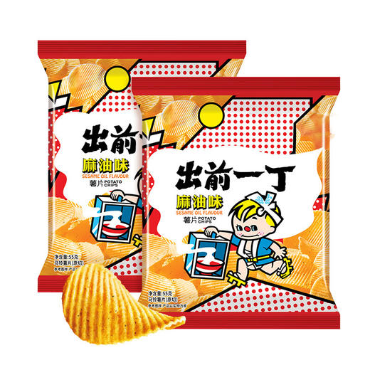 55g出前一丁麻油味薯片 商品图0