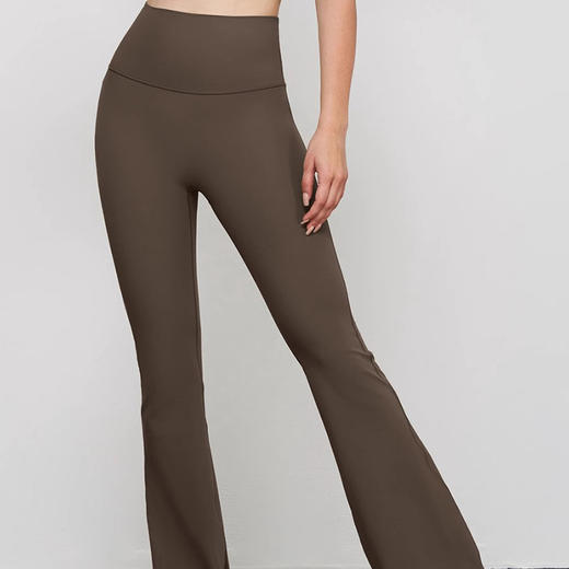 【3~5天发货】跃牌【美度空间】系列 Nuls青春裸感微喇瑜伽裤女春夏新款高腰提臀健身长裤紧身喇叭裤41037 商品图4