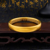 【限时克减150元】足金999.9 古法油亮固口空心光圈内莲花心经轮胎手镯（面宽约10-11cm）(ANWZGFSZ00227-2)（预售产品下单后不退款不退货不换货不补差价） 商品缩略图2