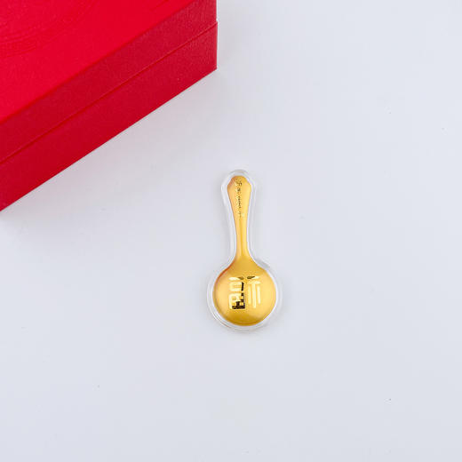 【限时克减150元】足金999 #儿童/宝宝 丰衣足食福字金勺子摆件送宝宝送儿童礼物（配包装，NGTC证书）(ATBJ00031)（预售产品下单后不退款不退货不换货不补差价） 商品图3