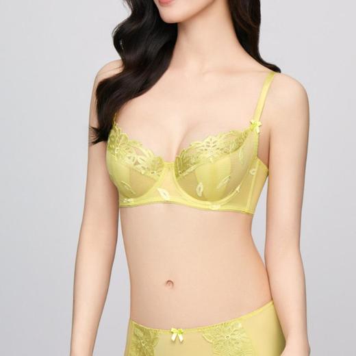 三楼安莉芳【夏日恋曲系列】女士兔耳朵单层围清爽透气网纱有钢圈文胸EB00851 商品图0