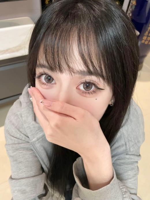 gugucon 软嘟嘟 14.5mm 半年抛 粉巧棕色 大直径 商品图6