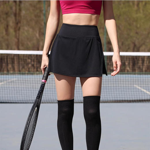 【3~5天发货】跃牌【美度空间】系列 BR冰薄荷夏季假两件运动短裙女高腰开叉网球裙内侧口袋健身裙子41011 商品图2