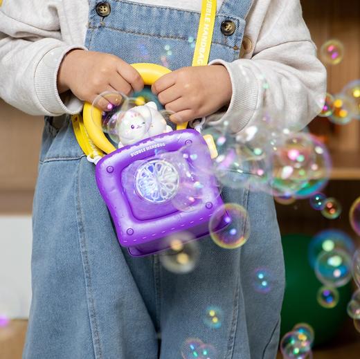 【新品福利 👑下单加赠10包浓缩泡泡液！】GWIZ顽学全自动手持式泡泡机 儿童户外手持背包式玩具 商品图0