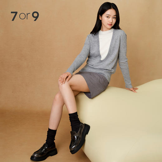 【促销款】7or9-小床垫平底鞋厚底乐福鞋芝麻挞（脚背较高建议拍大一码） 商品图0