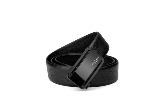 皮尔卡丹正品头层牛皮皮带男腰带男士镂空个性自动扣高档牛皮裤带 商品图2