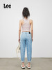 Lee商场同款泼墨411高腰锥形女牛仔裤妈妈裤LWZ4115PCATJ 商品缩略图3