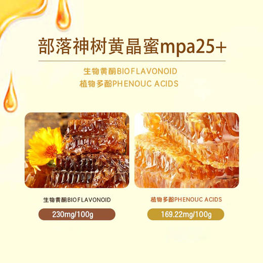 部落神树黄晶蜜mpa25+  250g/瓶（送2支体验装） 商品图2