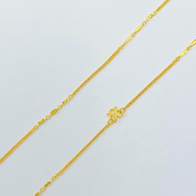 【限时克减150元】足金999.9 肖邦链间杨桃项链间款项链杂花链(AF030XL00045-2)预售产品下单后不退款不退货不换货不补差价