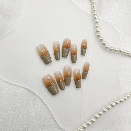 手工穿戴甲爆款高级温柔腮红可拆卸晕染ins_ym 商品图14