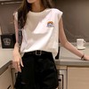 【背心款女装】夏季外穿潮白色时尚无袖t恤 宽松学生内搭运动上衣潮ins  商品缩略图13