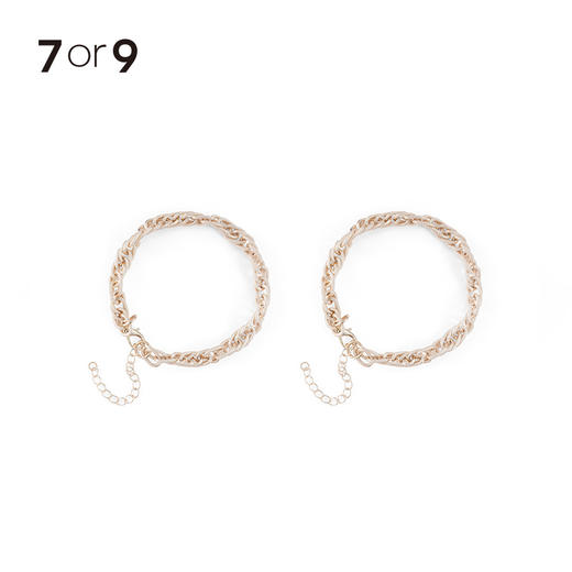 7or9-配饰浅金麻花链 商品图4