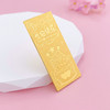 【限时克减138元】【20克】足金999.9 实心20g生日快乐金条投资金纯黄金你的每一岁都珍贵金条（配亚克力盒）(YDJT00076-05)预售产品下单后不退款不退货不换货不补差价 商品缩略图3