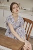 SOUREPOSE V领荷叶袖碎花连衣裙 12477 商品缩略图4