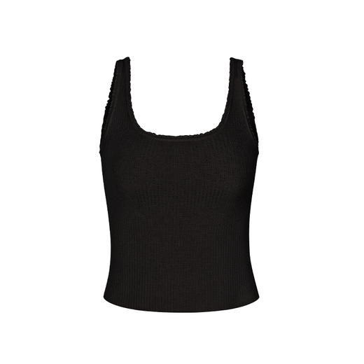 NUTH俏皮花边蕾丝吊带修身显瘦遮副乳正反两穿针织吊带背心女 商品图13