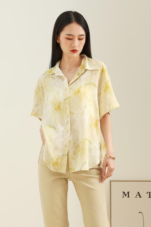 LNNNS 气质抽象印花衬衣 12799 商品图0