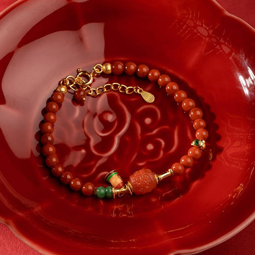 【宫里手串】南红转运珠手串 商品图3