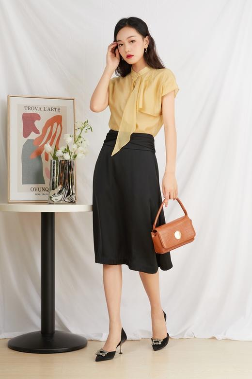 Le Malene 不对称气质款短袖上衣 13153 商品图2