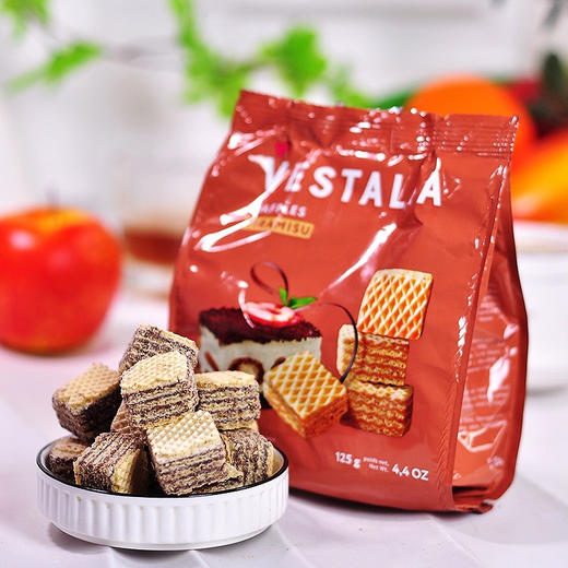 慈润尼牌维斯塔利亚提拉米苏巧克力味威化饼干 商品图0