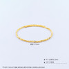 【限时克减150元】足金999  5G黄金单圈蹦迪珠弹力镯空心开口蹦迪珠手镯弹力手镯（总面宽约1.9-2.3mm）(AN5GSZ00001-4)（预售产品下单后不退款不退货不换货不补差价） 商品缩略图4