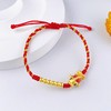 【定价黄金】足金 3D硬金空心可调节幸运红绳红烤漆锦鲤间金珠手串成品手串(AA3DSC00465)（预售产品下单后不退款不退货不换货不补差价）（预售产品下单后不退款不退货不换货不补差价） 商品缩略图0