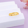 【限时克减150元】足金999 5G黄金空心固口仿钻戒指圈戒（面宽约1.7-2.1mm，厚约1.6mm)(AG5GJZ00208)（预售产品下单后不退款不退货不换货不补差价） 商品缩略图1