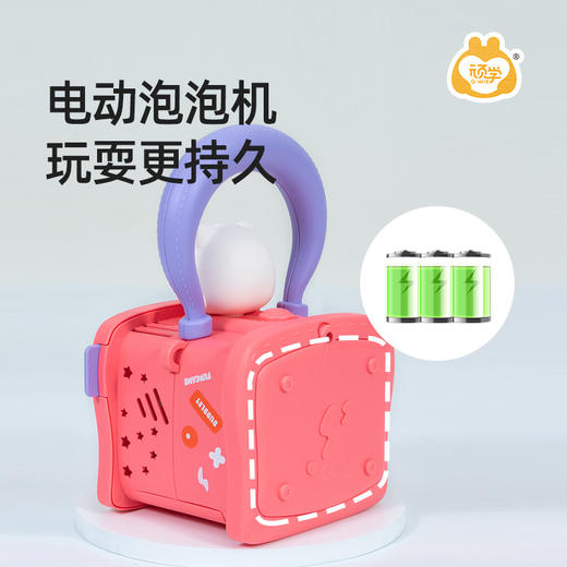 【新品福利 👑下单加赠10包浓缩泡泡液！】GWIZ顽学全自动手持式泡泡机 儿童户外手持背包式玩具 商品图6