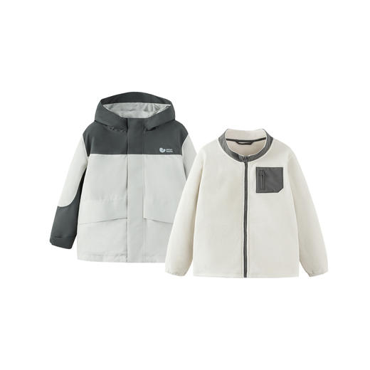 【防水透湿】迷你巴拉秋季新款防风冲锋衣男女童户外冲锋外套 商品图4