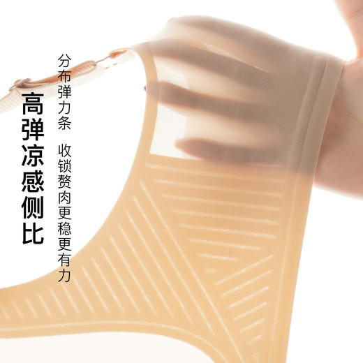 凉感兔耳杯内衣女超薄冰丝软支撑聚拢防下垂高弹舒适文胸罩明月沐雪 商品图5