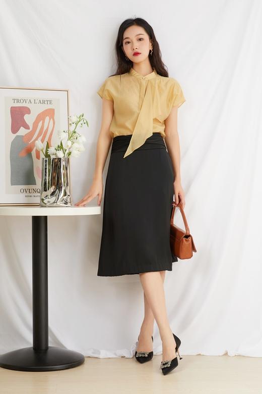 Le Malene 不对称气质款短袖上衣 13153 商品图5