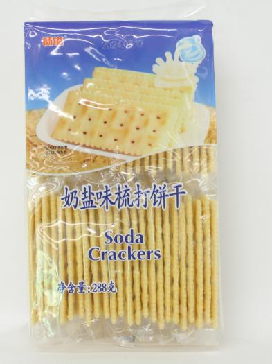 畅镒奶盐味梳打饼干288克 商品图0