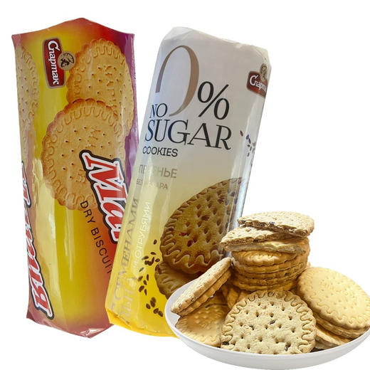 150g斯巴达克牌亚麻籽麦麸饼干 商品图1