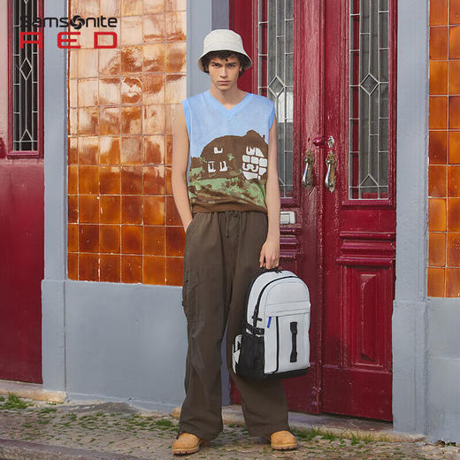 新秀丽 双肩包  QR5*25001-F 银灰色. 商品图0