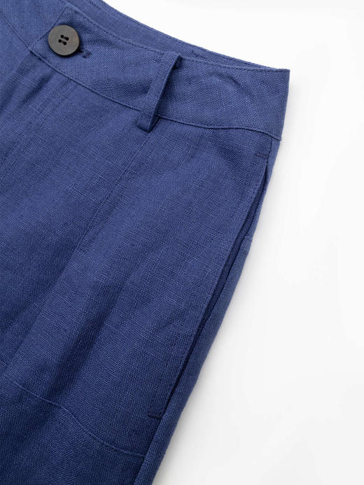 COCO ZONE 夏季复古百搭纯色休闲裤时尚简约直筒裤CC1B0784 商品图6