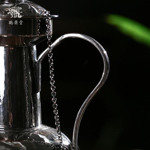 鹤鼎堂闻天系列盈升槌目纹酒壶（缺货） 商品图2
