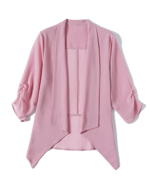 百搭雪纺薄款中袖外套防晒空调衫K-E37M2597 商品图3