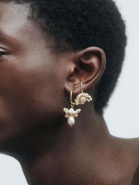 Chabaux Flamboyant系列立体花朵耳环