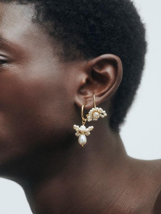 Chabaux Flamboyant系列立体花朵耳环 商品图0