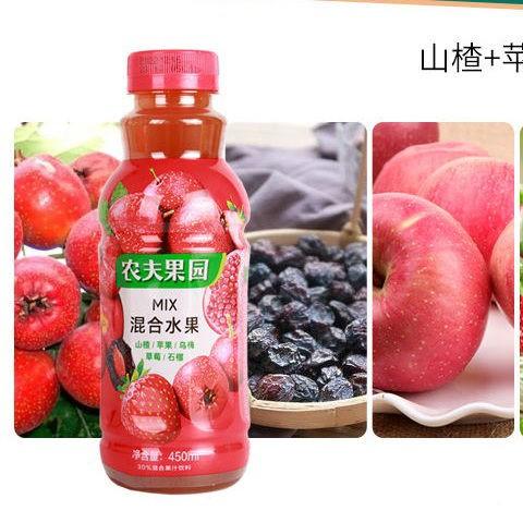 农夫果园30%山楂苹果乌梅味450ml*15瓶 商品图2