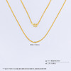 【限时克减150元】足金999 5G黄金17-18寸调节肖邦项链(AG5GXL00019-1)（预售产品下单后不退款不退货不换货不补差（预售产品下单后不退款不退货不换货不补差 商品缩略图3