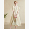 法式优雅简约连衣裙女气质高级感A字泡泡袖连衣裙V0041929 商品缩略图0