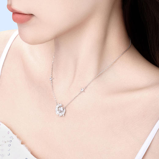 【珠光心月项链】女轻奢闺蜜款 小众生日礼物送女友 下单赠精美礼盒 顺丰空运+运费险 商品图3