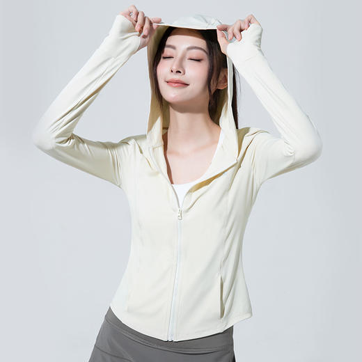 【易梦玲同款】董洁、徐璐代言茉寻原纱防晒衣女夏2024新款修身款 商品图2