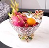 【彼达思】罗比罗丹蝶恋花果盘A粉色2023新款餐厅茶几珐琅彩果斗水果盘 商品缩略图2