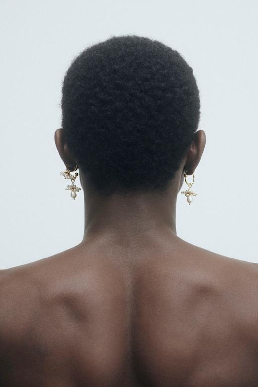 Chabaux Flamboyant系列立体花朵耳环 商品图1